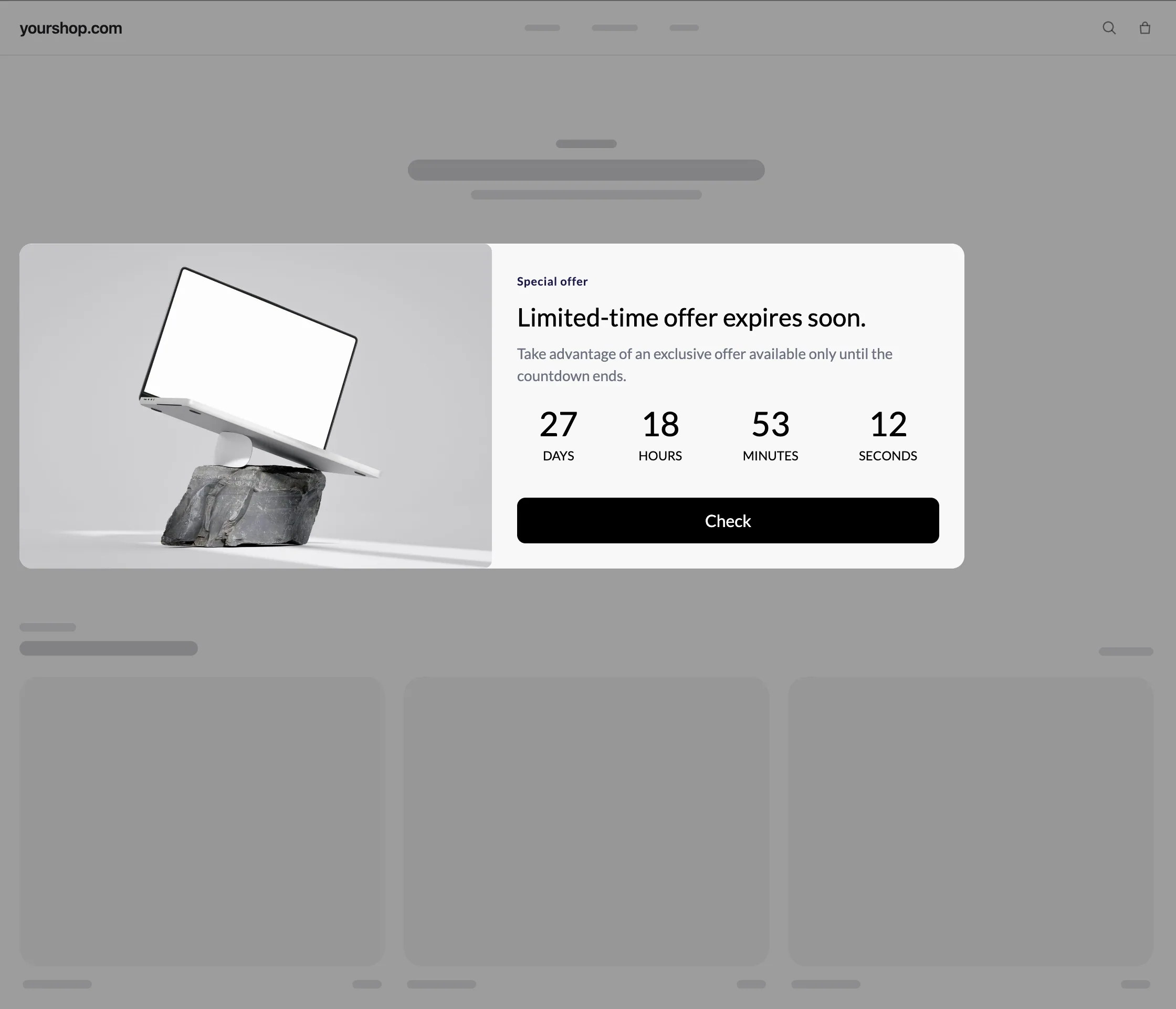 Communication design prepared by artificial intelligence in DropUI, screen 6 of 8